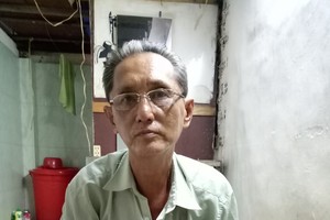 劉才光在租房裡。（圖源：本報讀者工作組）