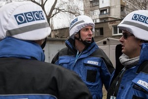 圖為歐安組織（OSCE）駐烏克蘭的觀察員。（圖源：Sputnik）