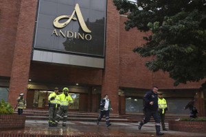 圖為發生爆炸的購物中心。（圖源：互聯網）