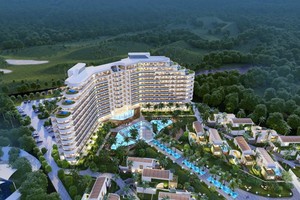 卡胡納(Kahuna)別墅區配景圖。(圖源：互聯網)