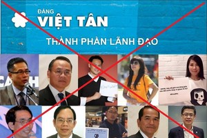 圖為越新組織的骨幹領導。（圖源：互聯網）