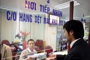 圖為紡織成衣產地證申辦處。（示意圖源：互聯網）