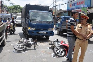 該起交通事故的現場。（圖源：互聯網）