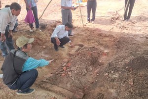 圖為嗣德皇帝妻子的陵墓穴位置。（圖源：田光）