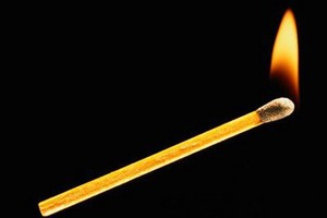 簡單一根火柴就能測出肺好壞。（示意圖源：互聯網）