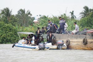 救援力量在搜尋失蹤者。（圖源：越通社）