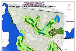 圖為包含高爾夫球場在內的Resort Ganesa 生態旅遊區1/500比例的規劃圖。（圖源：Ganesagolf Club and Resort）