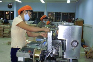 去年，越南食品加工業的增長額為百分之十。