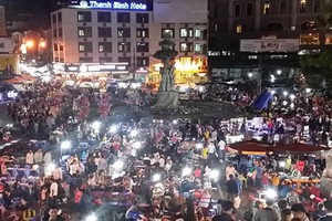 圖為大勒夜市（又稱陰府市）一瞥。