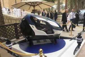 迪拜交通局訂製“億航184”使用純電力驅動。（圖源：互聯網）