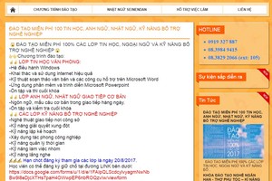 （資料圖源：yescenter.edu.vn網頁截圖）