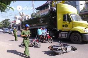 該起交通事故現場。（圖源：互聯網）