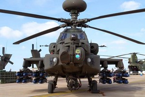 圖為波音AH-64“阿帕奇”武裝直升機。（圖源：互聯網）