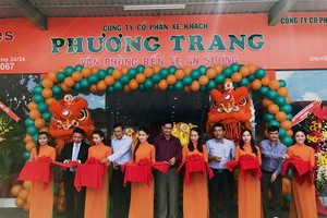 芳莊公司昨(20)日上午在第十二郡安霜車站的新辦公室舉辦開張儀式。（圖源：互聯網）