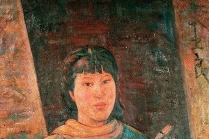 潘玉良自畫像。