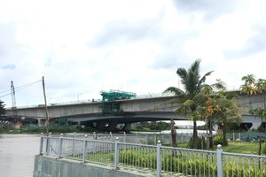 圖為迪哲地鐵橋合龍。（圖源：英正）