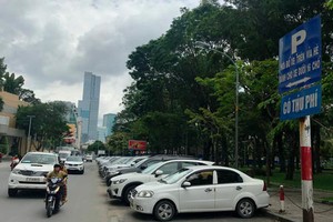 圖為本市第一郡黎萊街停車收費路段。（示意圖源：互聯網）