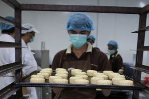 Sweet home餅家生產線一隅。