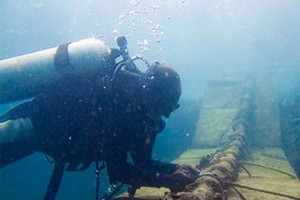 聯亞海底光纜故障月底修復。（示意圖源：互聯網）