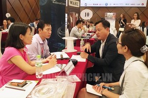 國貨企業與外資企業尋求合作機遇。（圖源：市黨部新聞網）