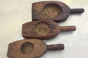 傳統做月餅木模。