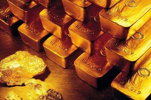 中國黃金資源儲量達1.21萬噸，僅次於南非位居世界第二位。（示意圖源：互聯網）