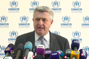 圖為聯合國難民高專格蘭迪（Filippo Grandi）。（圖源：UNHCR）
