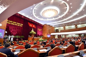 黨十二屆六中全會第五天工作議程現場。（圖源：互聯網）