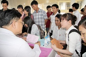 南部東區就業介紹中心的某一招聘會。（示意圖源：互聯網）