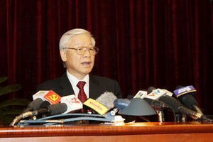 阮富仲總書記致會議閉幕詞。