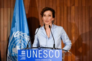 圖為法國前文化部長奧德蕾‧阿祖萊(Audrey Azoulay)。（圖源：互聯網）