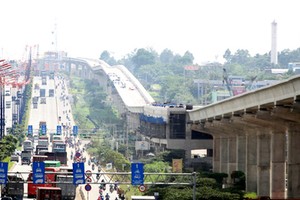 本市地鐵１號線仍在正常施工中。（圖源：維珍）