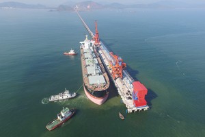 乂安Vissai國際棧橋式碼頭。（圖源：允和）