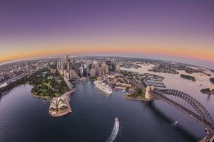 澳洲悉尼空照一隅。