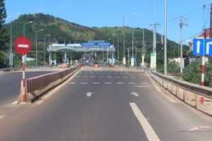 19號國道BOT項目的某一收費站。（圖源：TBD）