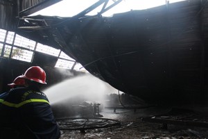 圖為火勢熄滅後的現場。（圖源：PCCC）