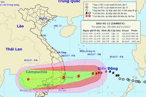 熱帶低氣壓轉強成颱風。（圖源：中央水文氣象預報中心）
