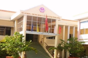 永隆省是正在持續著力開展促進勞工輸出工作措施，有助增加民眾收入，逐步實現可持續脫貧的地方。圖為該省勞動與榮軍社會廳辦事處。（示意圖源：互聯網）