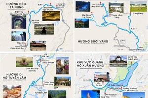 大勒免費派發兩種旅遊地圖。（示意圖源：互聯網）