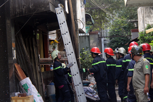 該起火警導致約40平方米寬的住房及許多物品付諸一炬。