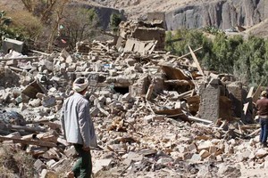 內戰導致也門許多地方已成廢墟。（圖源：路透社）