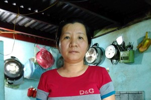 身患乳癌的藍玉華。