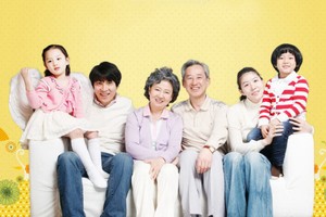 全家福。（示意圖源：互聯網）