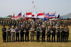 美國五角大樓發言人克里斯托弗‧洛根上校23日對俄羅斯衛星通訊社稱，儘管華盛頓對緬甸國內針對羅興亞人的政策提出批評，緬甸觀察員還是被邀請參加美國-泰國軍演。（圖源：互聯網）