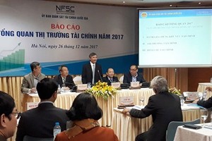 國家財監委員會在研討會上公佈了2017金融市場總觀報告。（圖源：Vietnamnet）