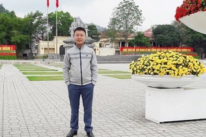 奮勇救人的楊海強。