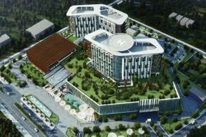 腫瘤醫院分院總體規劃效果圖。