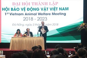 越南動物保護協會在峴港市按內務部2017年11月24日第2799號《決定》正式成立。