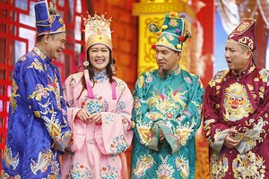 越南中央電視台的喜劇《灶君》是觀眾除夕夜一直期待的節目。