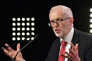 英國工黨領袖科爾賓。（圖源：AP）